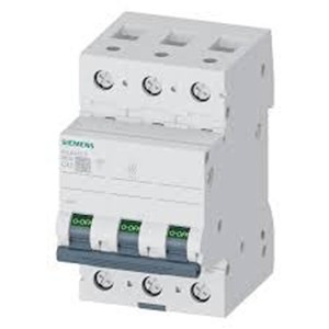 SIEMENS MINIATURE CIRCUIT BREAKER 5SL43207RC, 20A, 10KA,3P,MCB