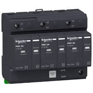 SCHNEIDER ELECTRIC SURGE PROTECTION DEVICE (SPD)-16363-SURGE ARRESTER PRDI N.nSTER 3P N 350V WIT