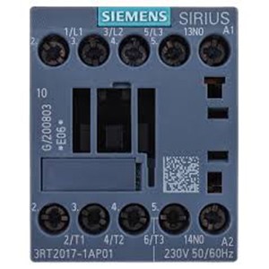 SIEMENS MAGNETIC CONDUCTOR  3RT2015-1AP01,3KW,7A(AC3),3P,1NO+0NC,230V AC ,S00