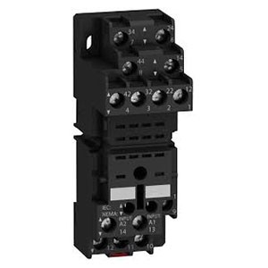 Schneider Electric MINIATURE RELAY-RXZE2S114M— Logic style socket / separated Connection RXM 4 CO (14 Pin)