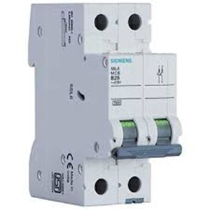 SIEMENS MINIATURE CIRCUIT BREAKER  5SL42637RC, 63A, 10KA,2P,MCB
