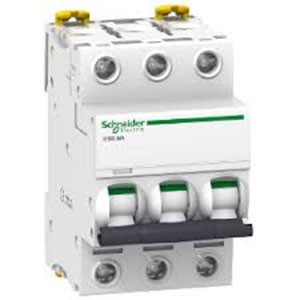 SCHNEIDER ELECTRIC MINIATURE CIRCUIT BREAKER (3P)-xC60 (A9N3P32C)-32A,TP, MCB, (C Curve)