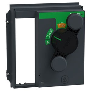 Schneider Electric MCCB Accessories(NSX AND CVS)-33863-DIRECT ROTARY HANDLE Black Handle BLACK Front NSX630-1600