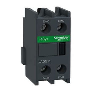 Schneider Electric Contactor Auxiliary And Mechanical Timer-LADN11- 1NO+1NC, Auxiliary Contact Block