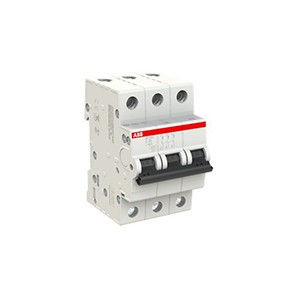 ABB  Miniature Circuit Breaker - SH200 - 3P - 25A - C - (AC) 6 kA
