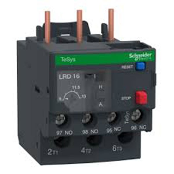 schneider electric overload for contactor-LRD16-9 - 13 A for D09 - D38