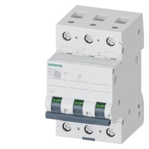 SIEMENS MINIATURE CIRCUIT BREAKER,  5SL6350-7 , 50A,3P, 6KA, MCB
