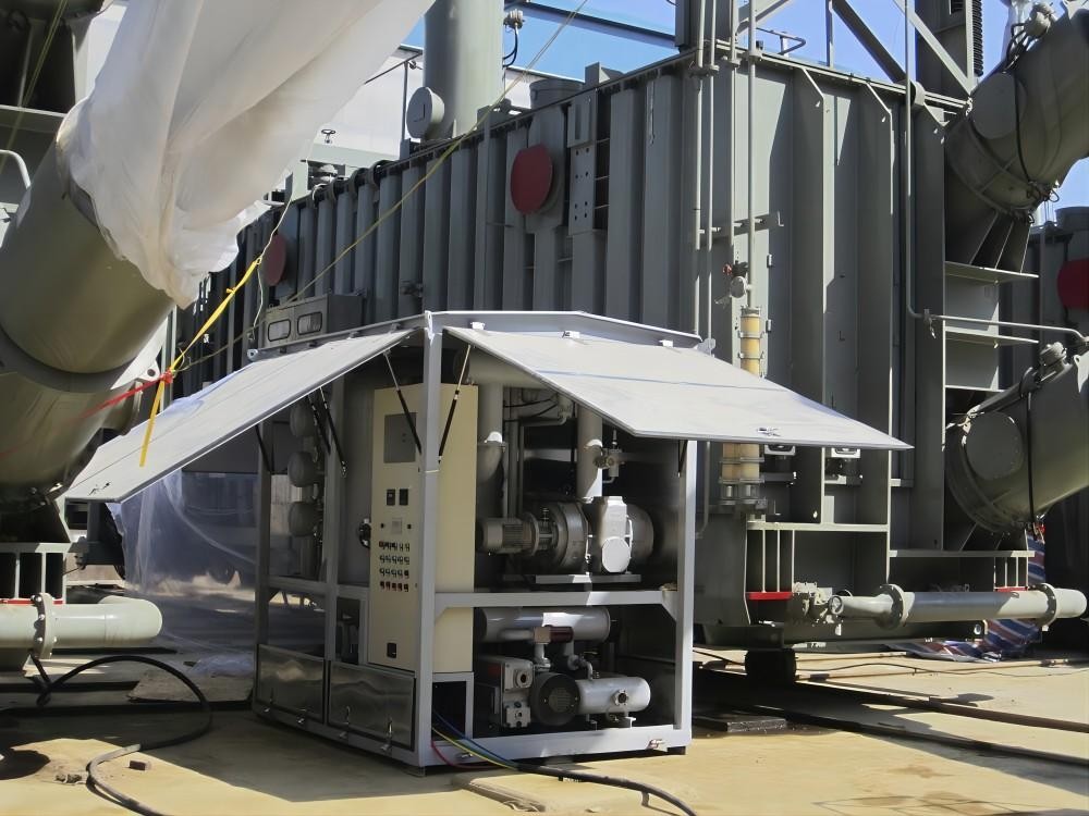 Transformer Oil Centrifuging & Filtration Service