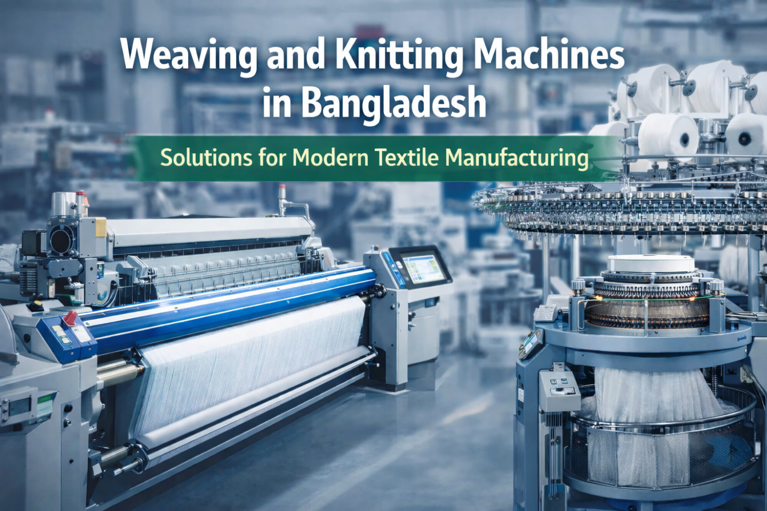 Weaving and Knitting Machines in Bangladesh for Modern Textile Production