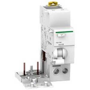 SCHNEIDER ELECTRIC RESIDUAL CURRENT DEVICE (RCD) ADD-ON & RSIDUAL CURRENT BREAKER OVERLOAD-A9N26581-25A, 2P, 30mA Vigi Block